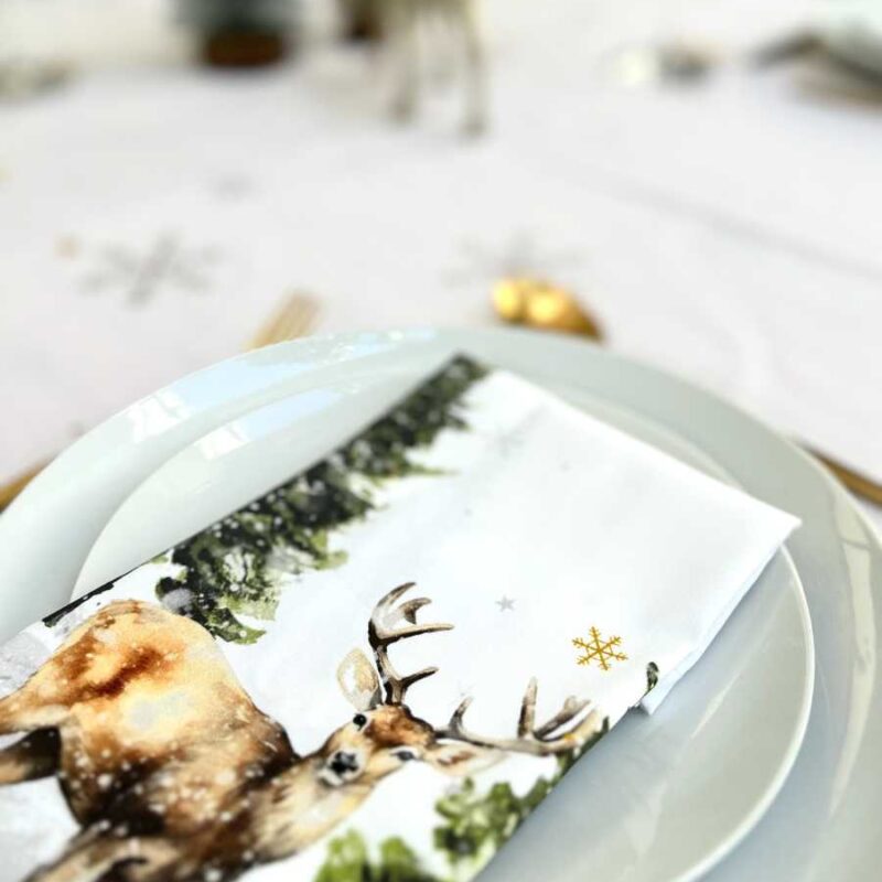 Winter Forest Christmas Napkins (Serviettes)