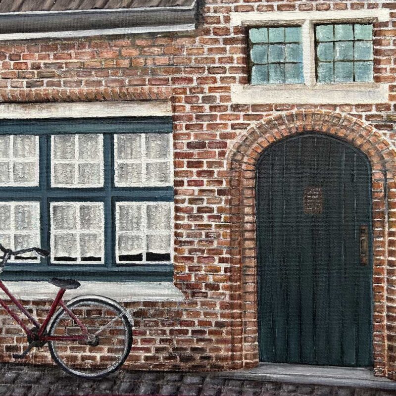 The brick home