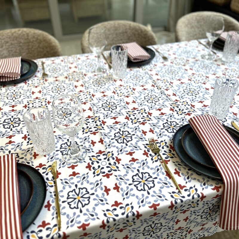 All Over Print Mediterranean Sunset Tablecloth Rectangle