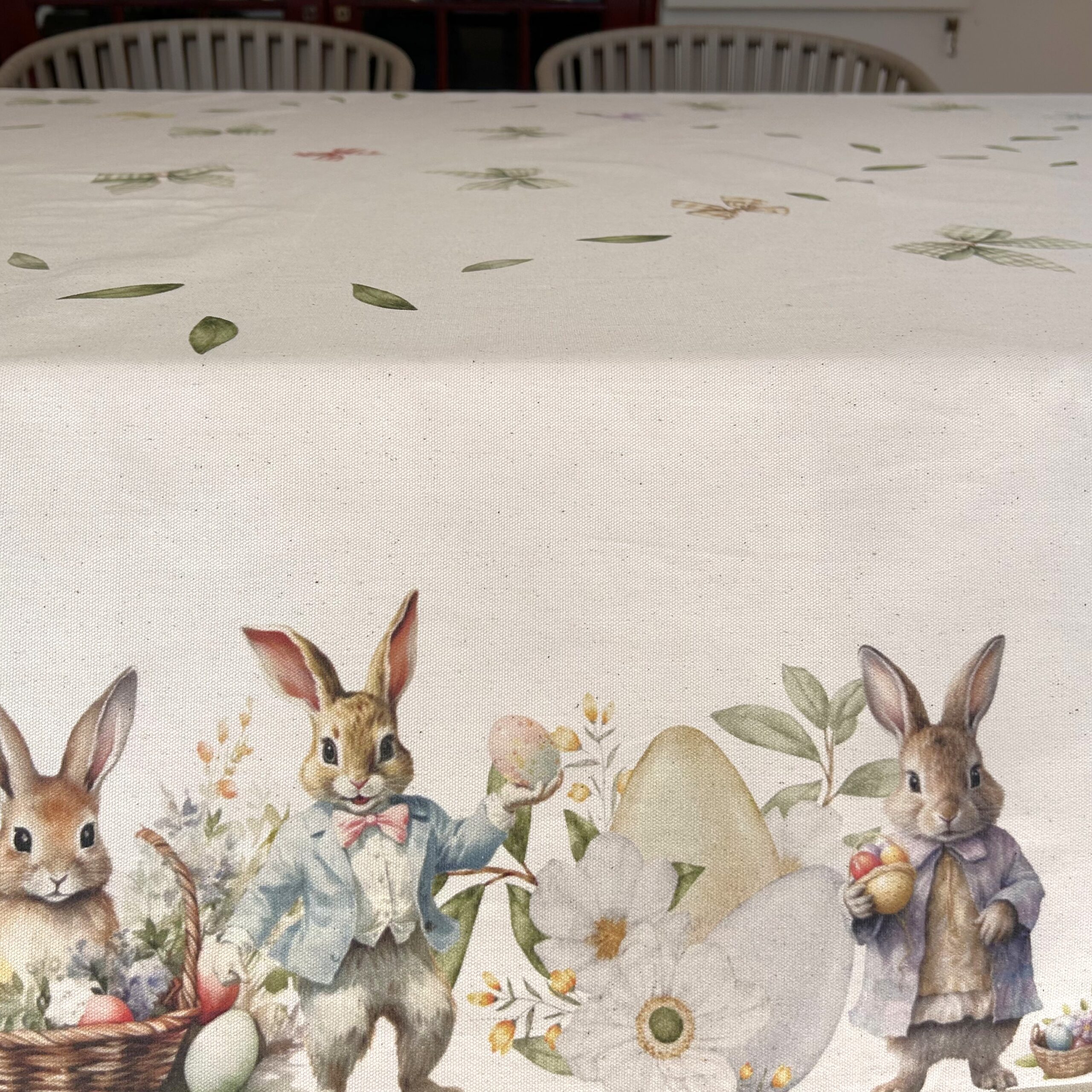 Rectangle Tablecloth - Bunny Border Print - Image 5
