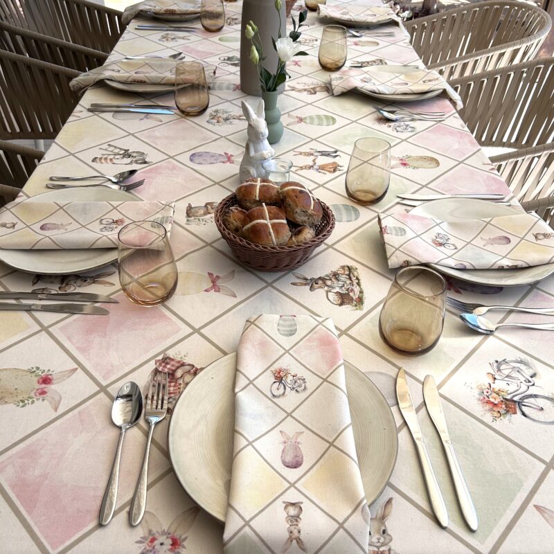Rectangle Tablecloth - Criss-Cross print