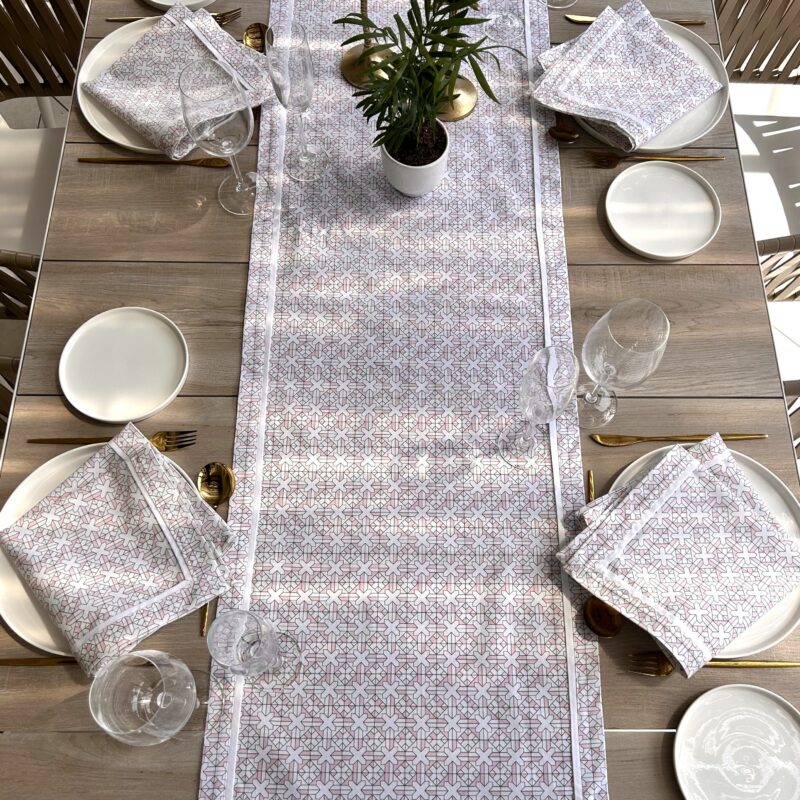 Table Runner - Tile Print